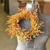 Sunshine Smilax Candle Ring - Fall Candle Ring - 6.5in -Christmas Store sunshine smilax candle ring fall candle ring 6 5in 13