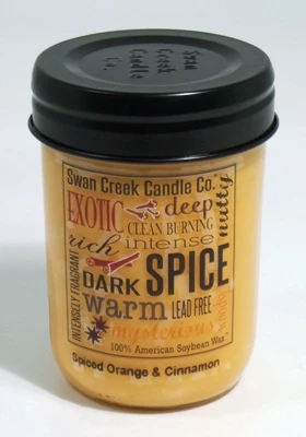 Swan Creek Candle - Spiced Orange & Cinnamon - 12oz 3 Swan Creek Candle - Spiced Orange & Cinnamon - 12oz