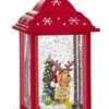 Water Lantern - Dog With Antlers - Battery Operated - 9.5in -Christmas Store water lantern dog with antlers battery operated 9 5in 9