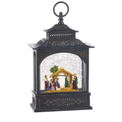 Water Lantern - Nativity - Battery Operated - 11in