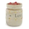 Wax Melt/Wax Tart Warmer - With Removable Dish - Live Love Laugh 2 Wax Melt/Wax Tart Warmer - With Removable Dish - Live Love Laugh -Christmas Store wax melt wax tart warmer with removable dish live love laugh 6