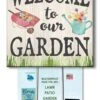 Welcome To Our Garden Sign - 8in -Christmas Store welcome to our garden sign 8in 9