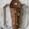 Willow Wall Basket - With Rope Bow - Natural - 26in 1 Willow Wall Basket - With Rope Bow - Natural - 26in -Christmas Store willow wall basket with rope bow natural 26in 18
