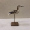 Wooden Bird Figurine - Brown Winged Shore Bird - 7in -Christmas Store wooden bird figurine brown winged shore bird 7in 23